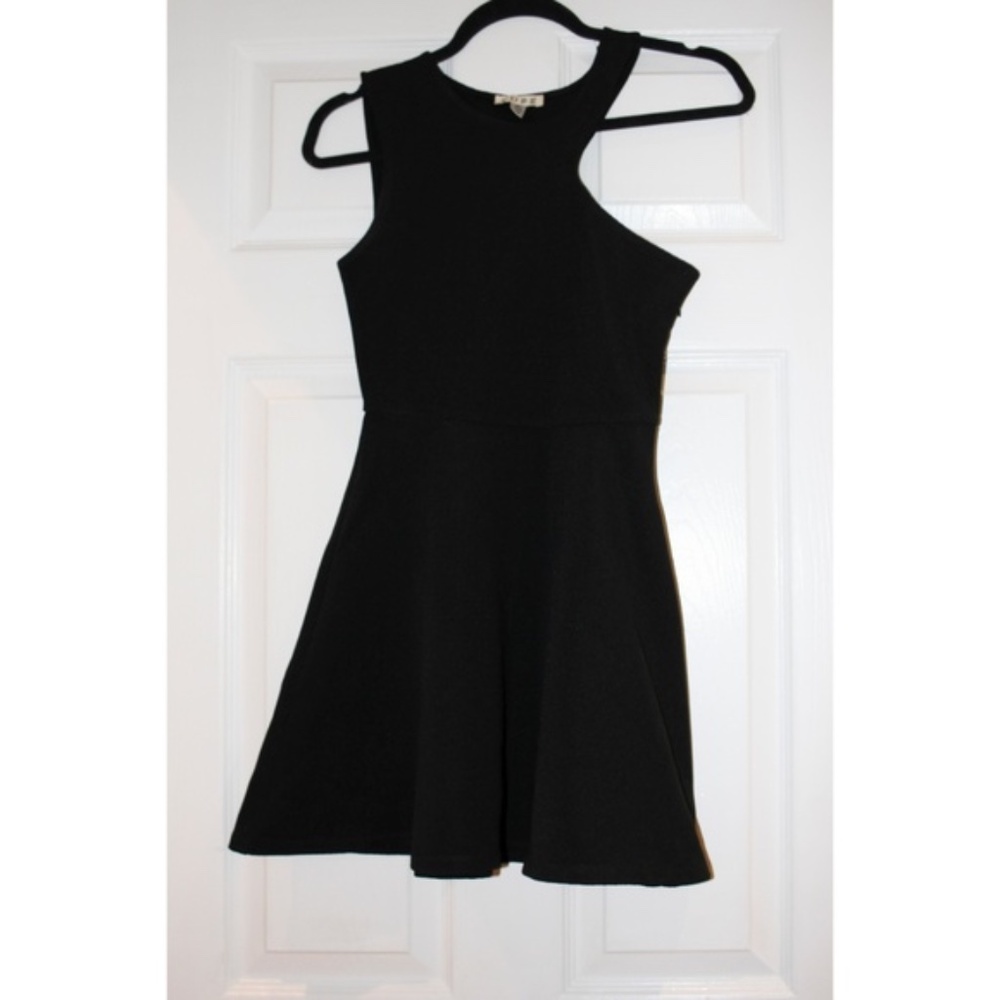 Asymmetrical Black Dress